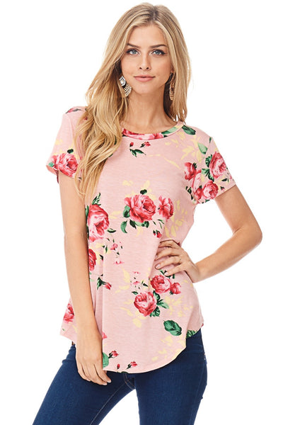 Blush Floral Top