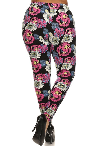 Floral leggings