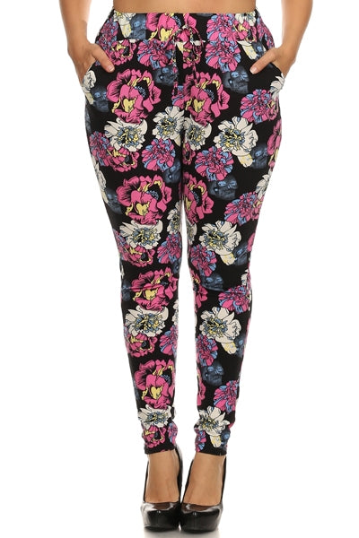 Floral leggings
