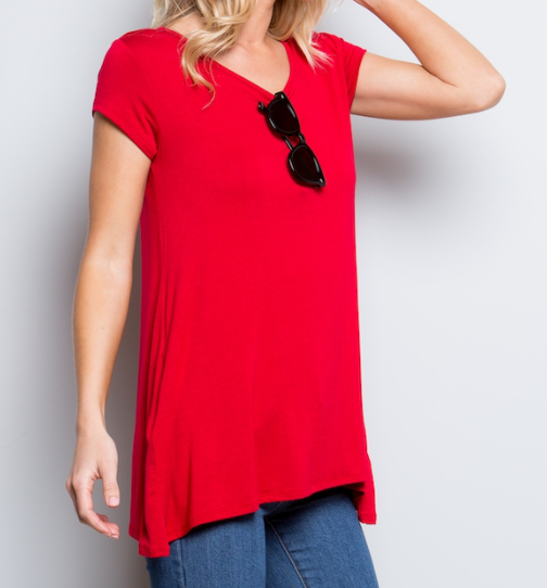 Dreamy Basic Tee with POCKETS