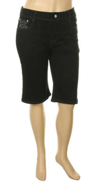 Black Bermudas {Plus Size}