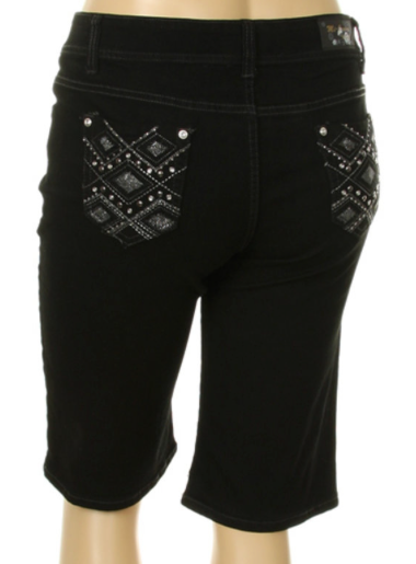 Black Bermudas {Plus Size}