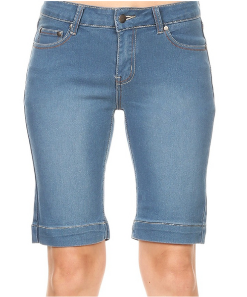 Light Jean Bermudas